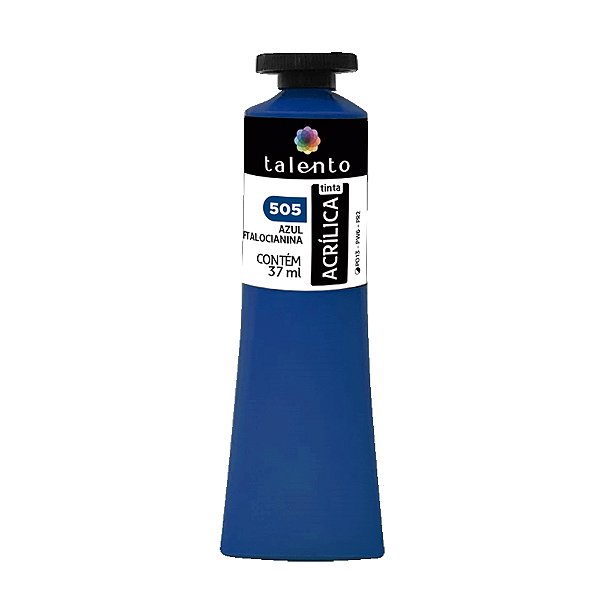 TINTA P/TELA 37ML 505 AZUL FTALOCIANINA UND