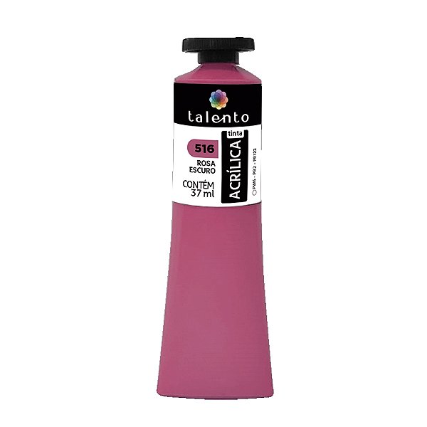 TINTA P/TELA 37ML 516 ROSA ESCURO UND