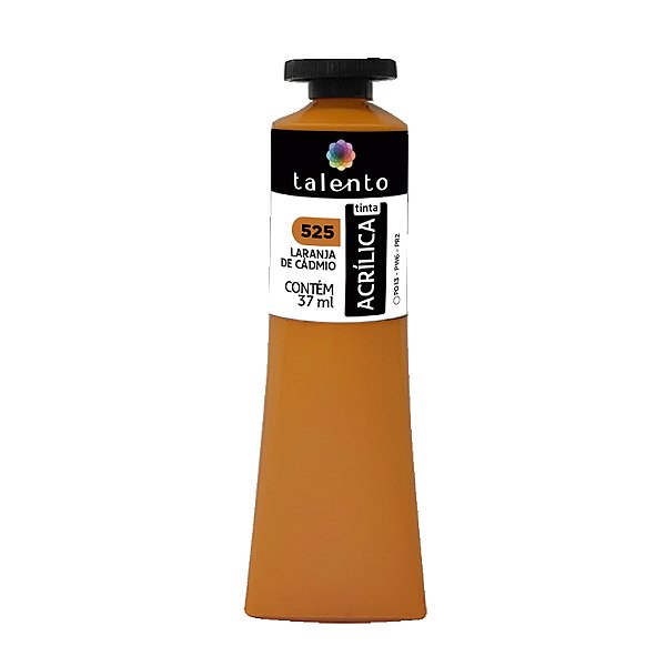 TINTA P/TELA 37ML 525 LARANJA DE CADMIO UND