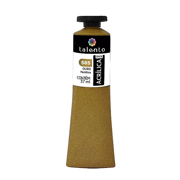 TINTA P/TELA 37ML MET. 585 OURO UND