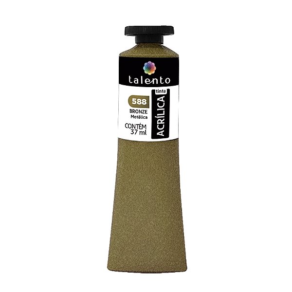 TINTA P/TELA 37ML MET. 588 BRONZE UND
