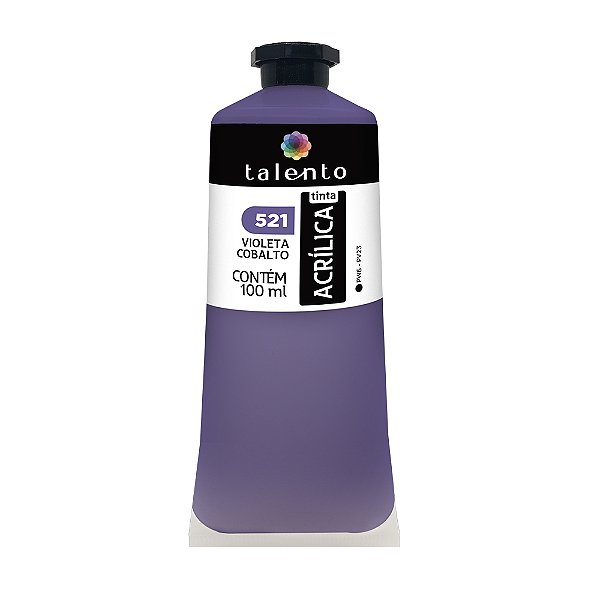 TINTA P/TELA 100ML 521-VIOL.COBALTO UND