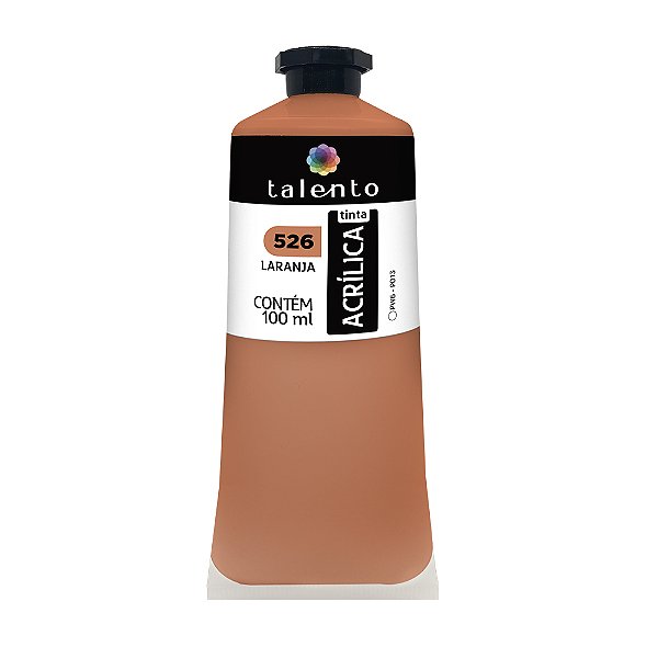 TINTA P/TELA 100ML 526-LARANJA UND