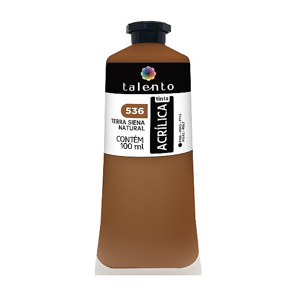TINTA P/TELA 100ML 536 TERRA DE SIENA NATURAL UND