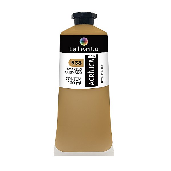 TINTA P/TELA 100ML 538 AM.QUEIMADO UND