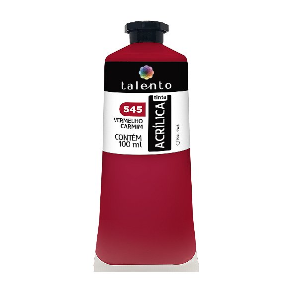 TINTA P/TELA 100ML 545-VERM.CARMIM UND