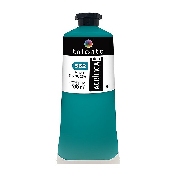 TINTA P/TELA 100ML 562-VD. TURQUESA UND