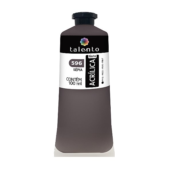 TINTA P/TELA 100ML 596-SEPIA UND