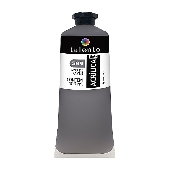 TINTA P/TELA 100ML 599-GRIS DE PAYNE UND
