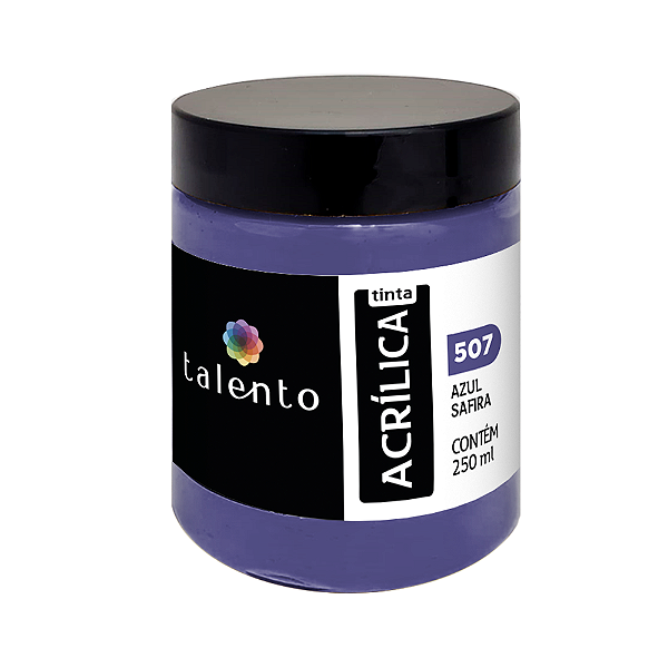 TINTA P/TELA 250ML 507-AZ.SAFIRA UND