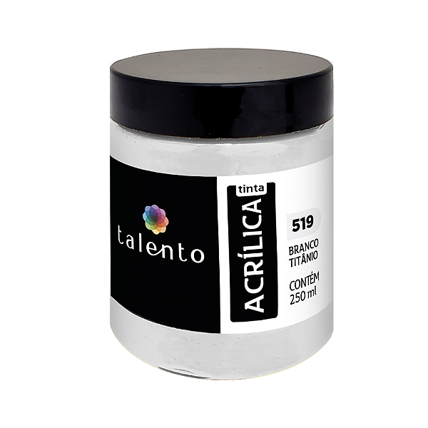 TINTA P/TELA 250ML 519-BRANCO UND