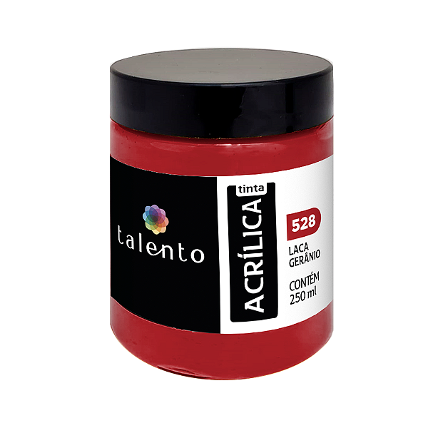 TINTA P/TELA 250ML 528-LACA GERANIO UND