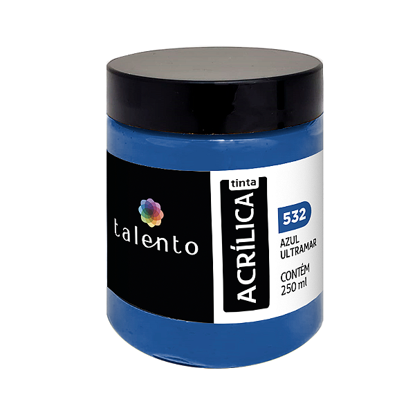 TINTA P/TELA 250ML 532-AZ.ULTRAMAR UND