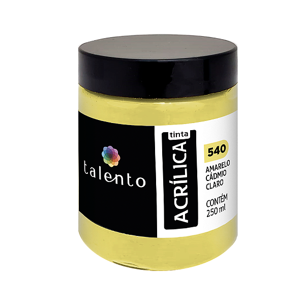 TINTA P/TELA 250ML 540 AM.CADMIO CLARO UND