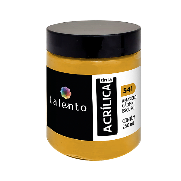 TINTA P/TELA 250ML 541-AM.CADMIO ESCURO UND