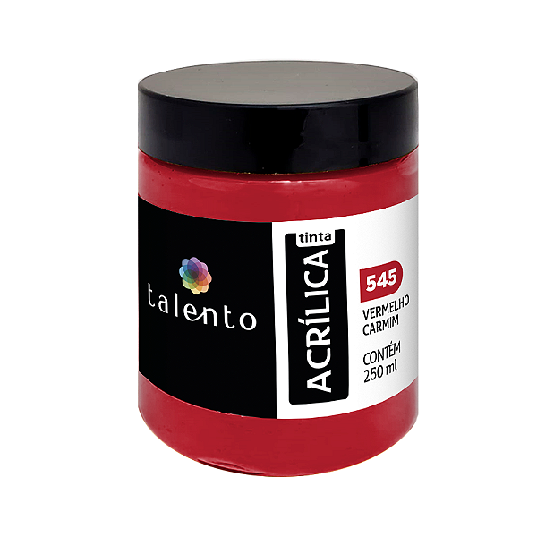 TINTA P/TELA 250ML 545-VERM.CARMIM UND