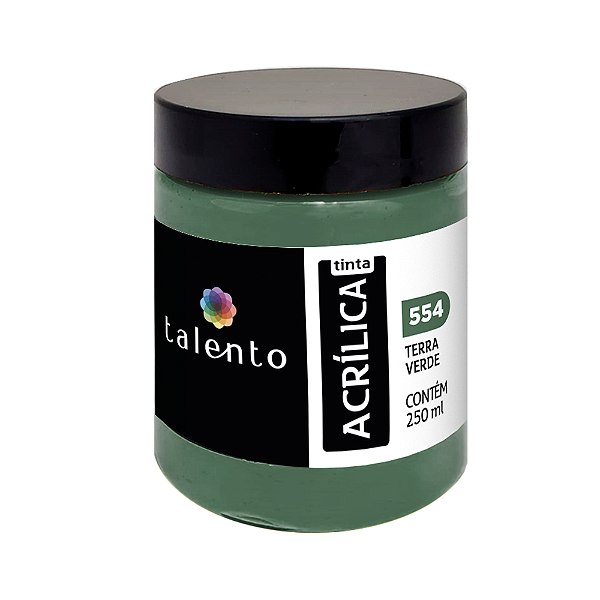 TINTA P/TELA 250ML 554-TERRA VERDE UND