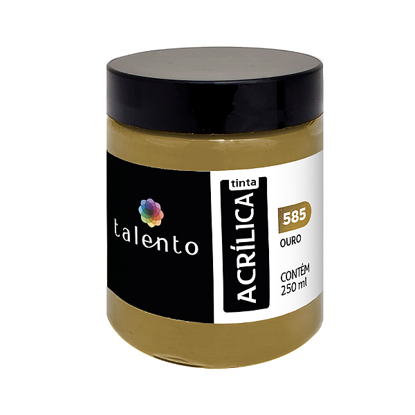 TINTA P/TELA 250ML MET. 585-OURO UND