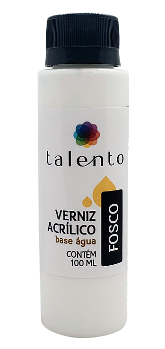 VERNIZ FOSCO P/TELA  BASE ÁGUA 100ML UND