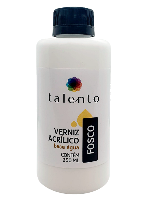 VERNIZ FOSCO P/TELA  BASE ÁGUA 250ML UND
