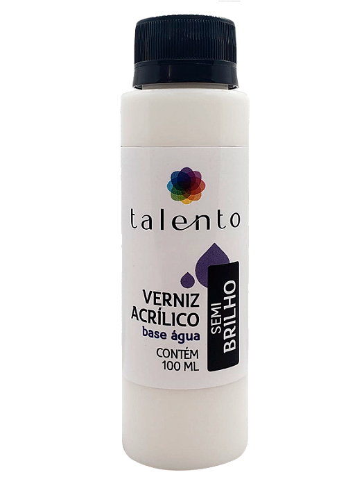 VERNIZ SEMI BRILHO P/TELA  BASE ÁGUA 100ML UND