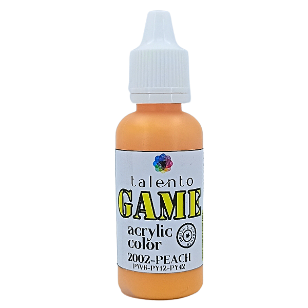 ACRYLIC COLOR GAME 2002 PEACH 20ML UND