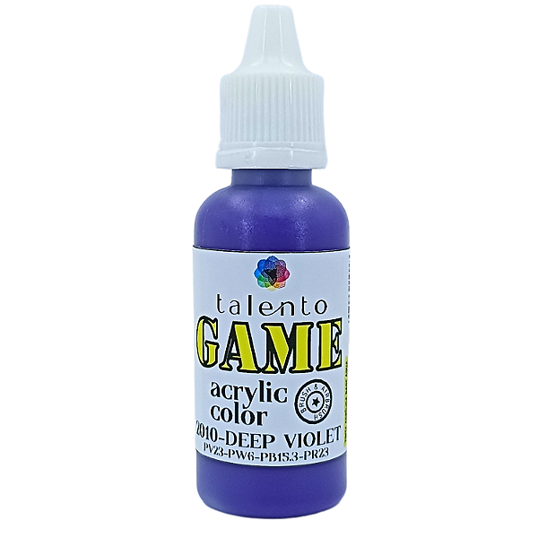 ACRYLIC COLOR GAME 2010 DEEP VIOLET 20ML UND