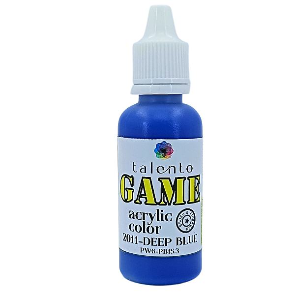 ACRYLIC COLOR GAME 2011 DEEP BLUE 20ML UND