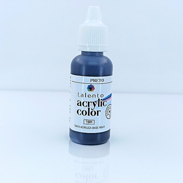 ACRYLIC COLOR 1001 PRETO 20ML UND