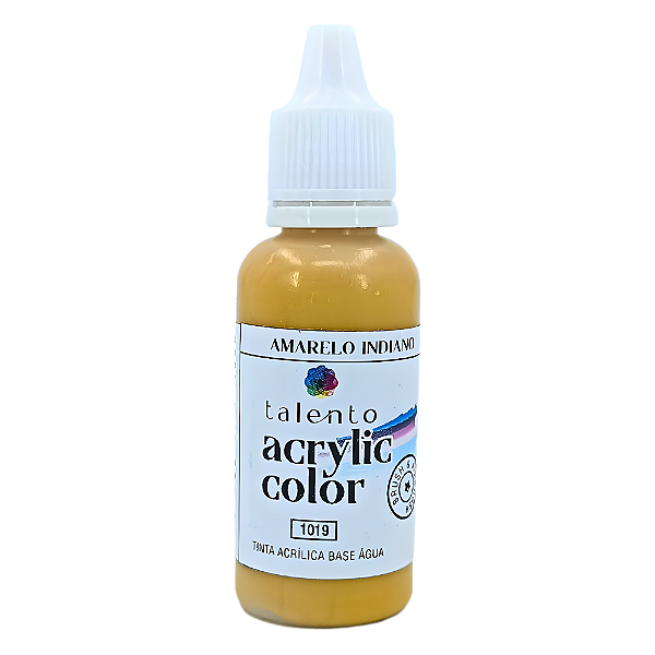 ACRYLIC COLOR 1019 AMARELO INDIANO 20ML UND