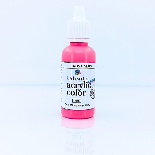 ACRYLIC COLOR 1045 ROSA NEON 20ML UND