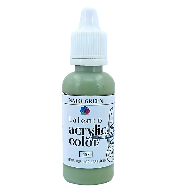 ACRYLIC COLOR 197 NATO GREEN 20ML UND