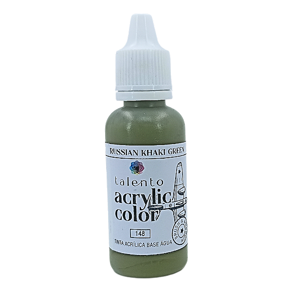 ACRYLIC COLOR 148 RUSSIAN KHAKI GREEN 20ML UND
