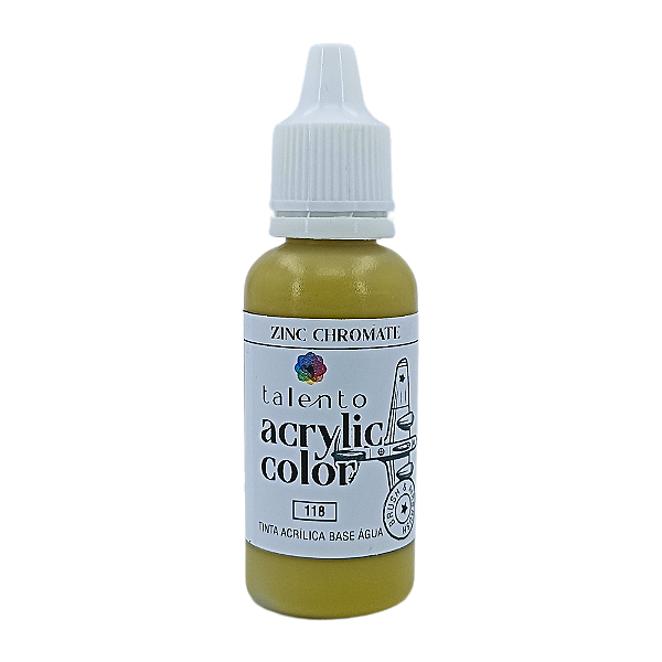 ACRYLIC COLOR 118 ZINC CHROMATE 20ML UND