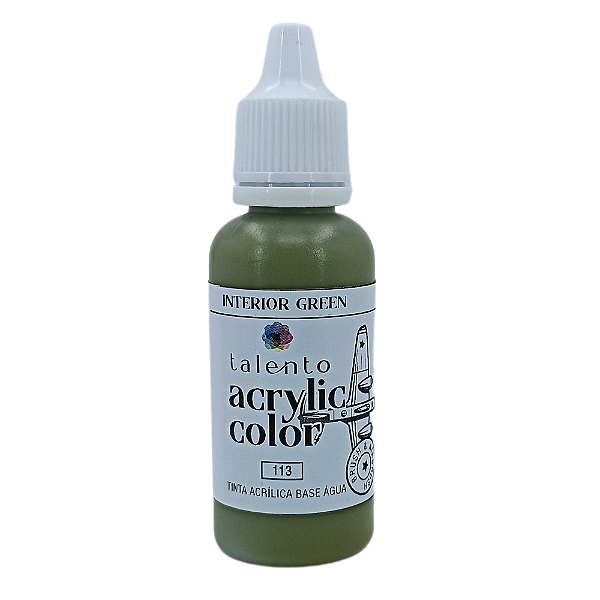 ACRYLIC COLOR 113 INTERIOR GREEN 20ML UND