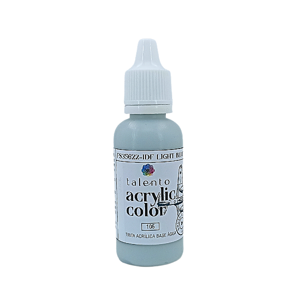 ACRYLIC COLOR 105 FS35622 IDF LIGHT BLUE 20ML UND