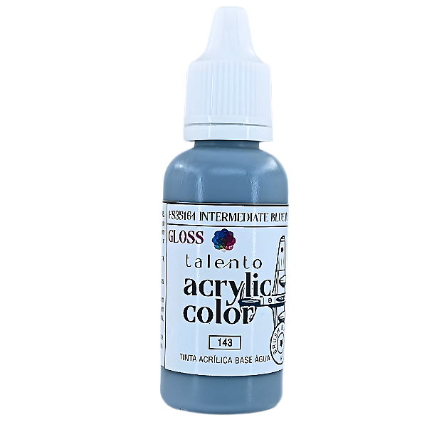 ACRYLIC COLOR 143 FS35164 INTERMEDIATE BLUE (USN) - GLOSS 20ML UND