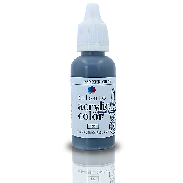 ACRYLIC COLOR 132 PANZER GRAY 20ML UND
