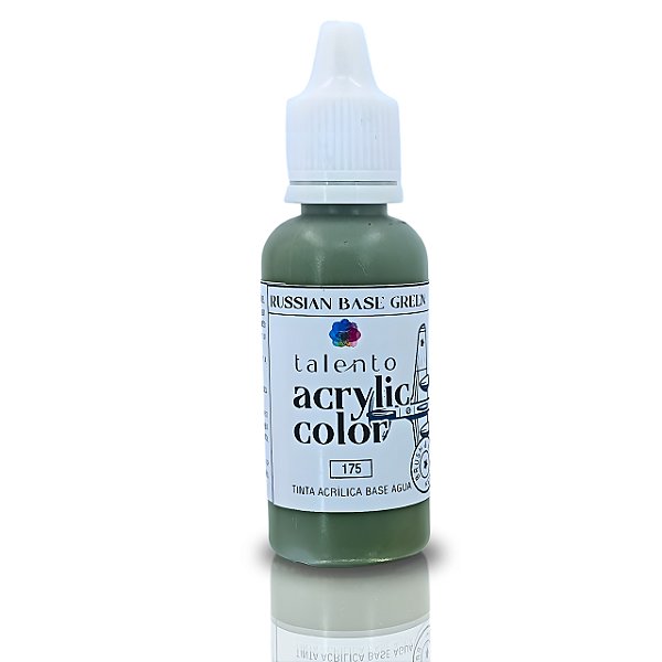 ACRYLIC COLOR 175 RUSSIAN BASE GREEN 20ML UND
