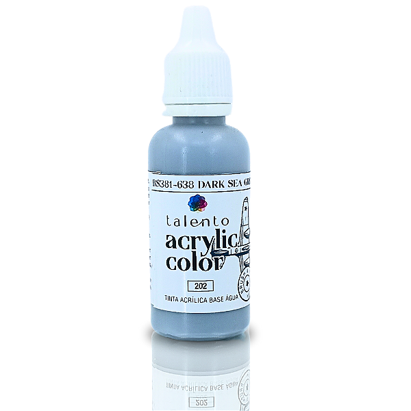 ACRYLIC COLOR 202 -BS381/638 -DARK SEA GREY 20ML UND