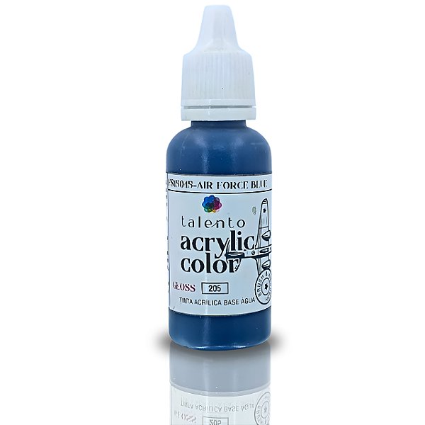 ACRYLIC COLOR 205 FS15045 AIR FORCE BLUE (GLOSS) 20ML UND