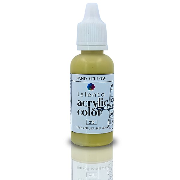 ACRYLIC COLOR 210 SAND YELLOW 20ML UND