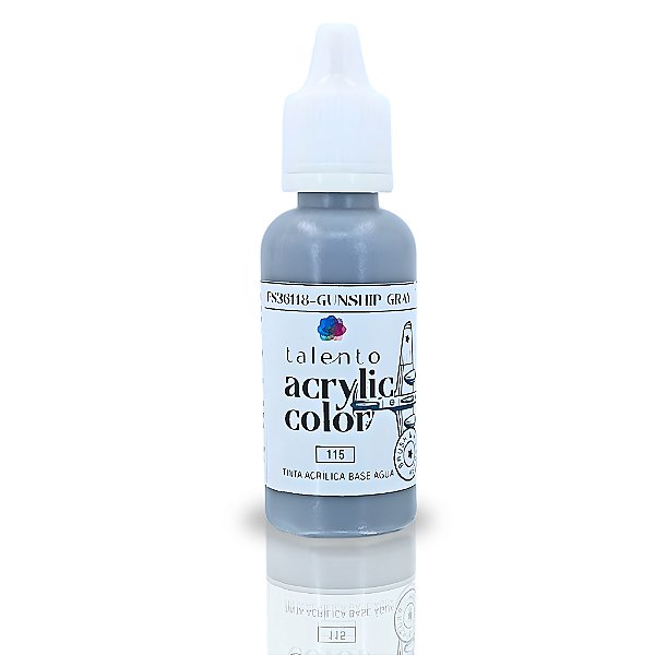 ACRYLIC COLOR 115 FS36118 GUNSHIP GRAY 20ML UND