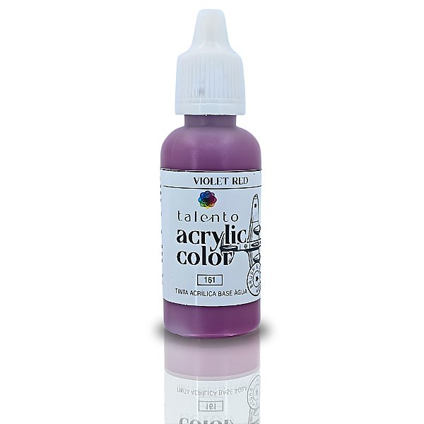 ACRYLIC COLOR 161 VIOLET RED 20ML UND