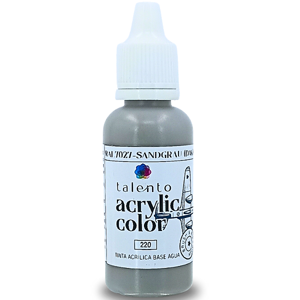 ACRYLIC COLOR 220 SANDGRAU (DAK) RAL7027 -20ML UND