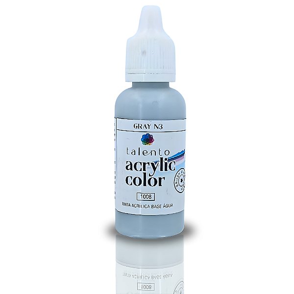 ACRYLIC COLOR 1008 GRAY N3 -20ML UND