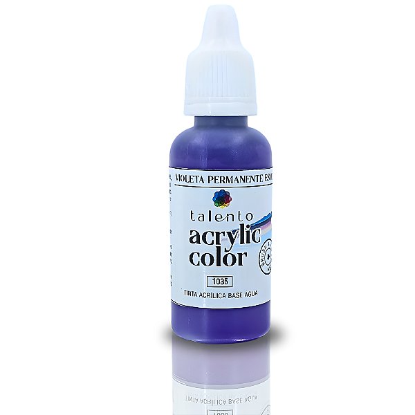 ACRYLIC COLOR 1035 VIOLETA PERMANENTE ESCURO 20ML UND