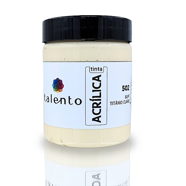 TINTA P/TELA 502-BUFF TITÂNIO CLARO-250ML  UND