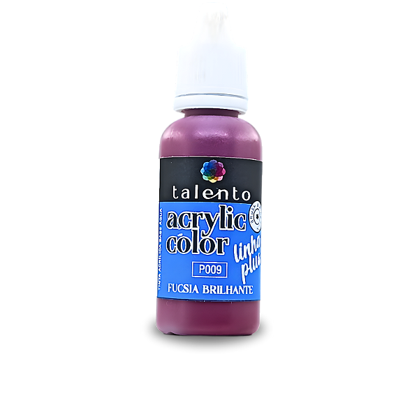 ACRYLIC COLOR P009 -FUCSIA BRILHANTE- LINHA PLUS-20ML UND