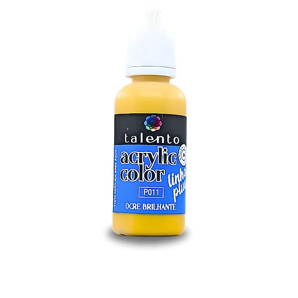 ACRYLIC COLOR P011 -OCRE BRILHANTE- LINHA PLUS-20ML UND